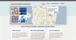 Desktop Screenshot of lincolncurrencyexchange.com